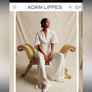 Adam Lippe Pink Silk Jumpsuit